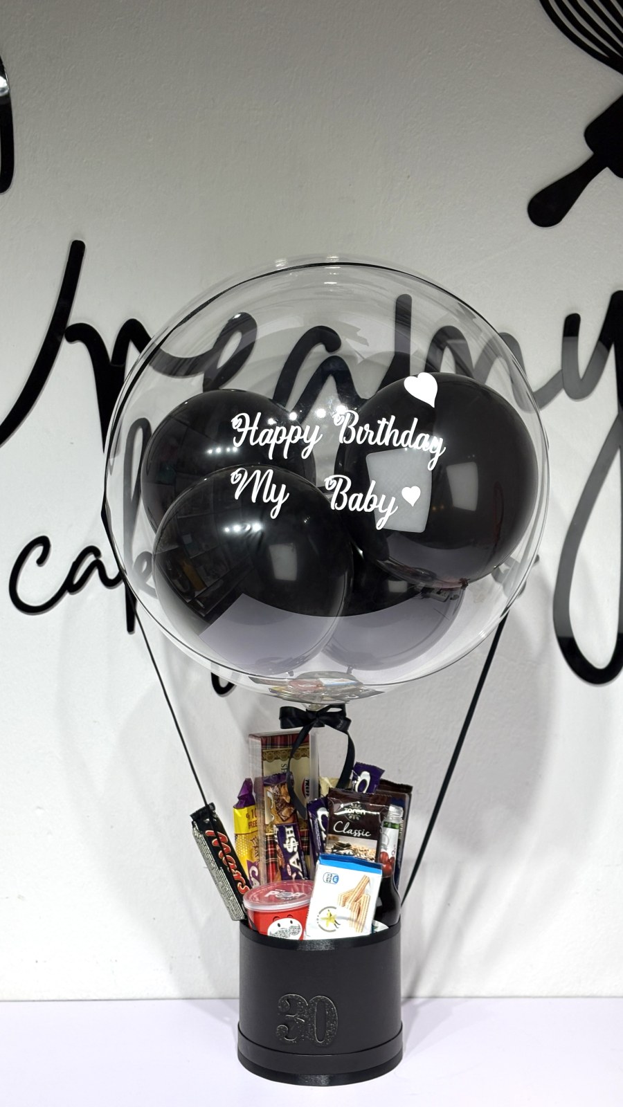 Black Ballon Treat Box