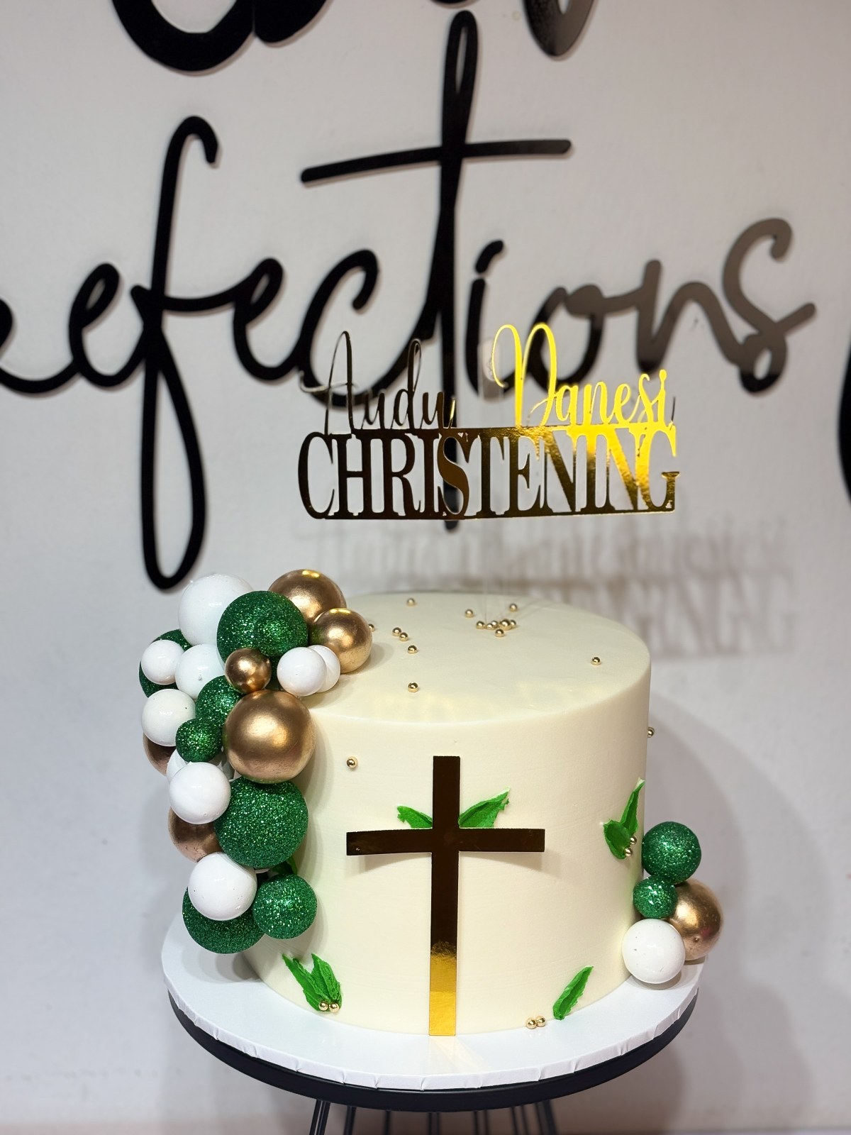 christening cake