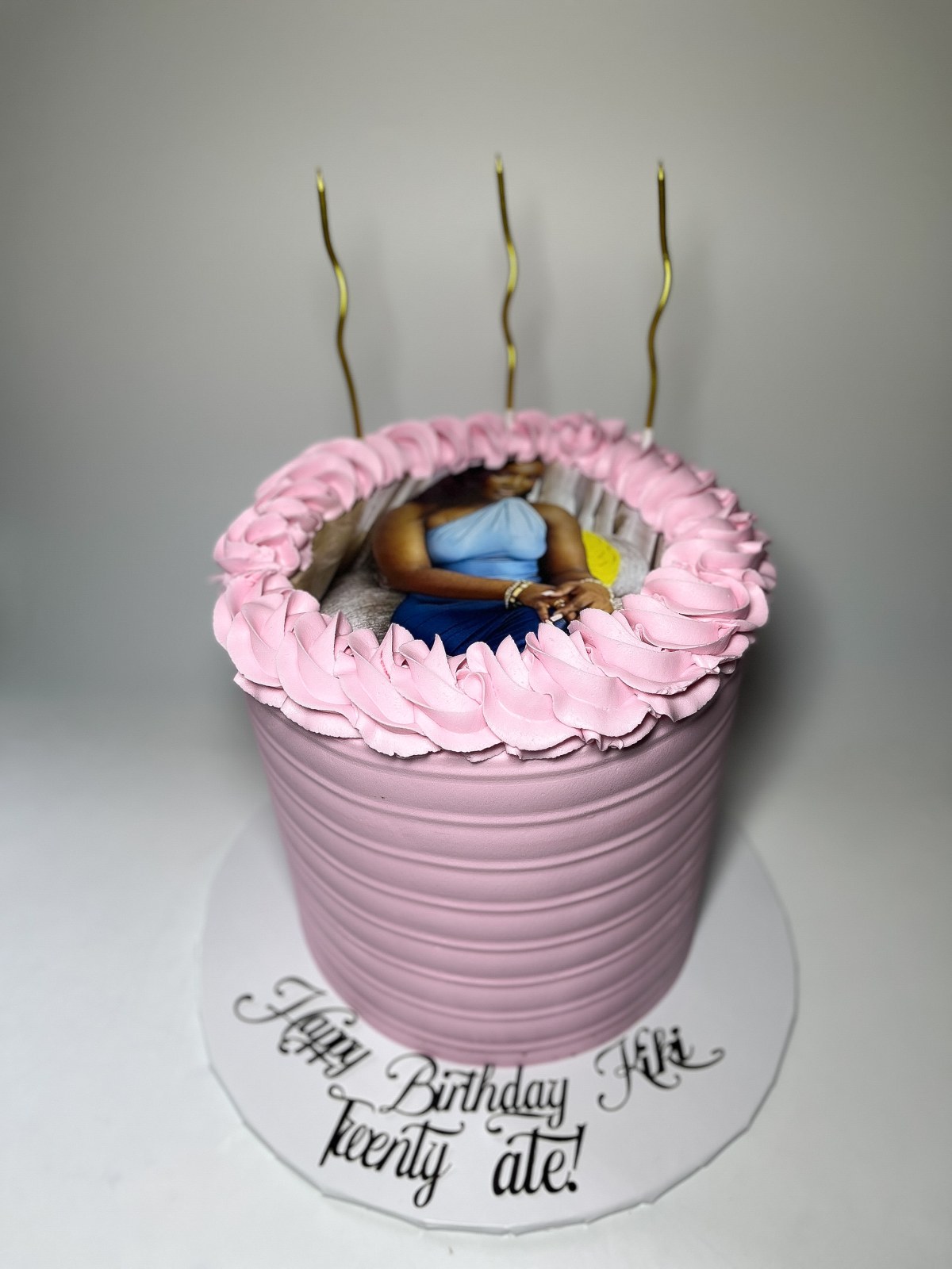 Framed In Pink Cake