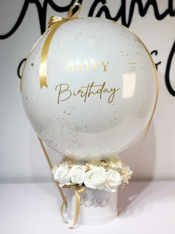 The Golden Bloom Balloon Box