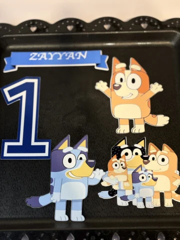 Bluey Character Topper Set