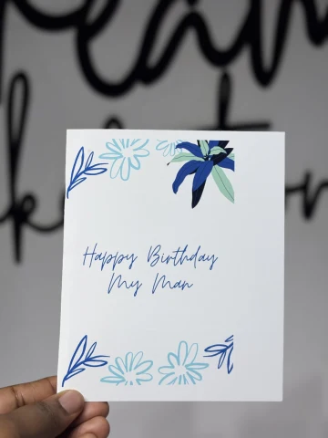 The Blank Canvas Birthday Card