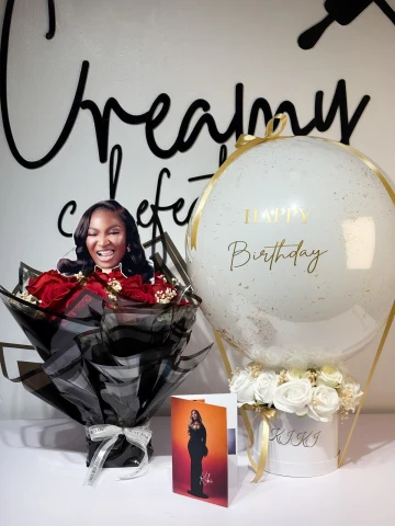 The Red Rose & Golden Glow Gift Set